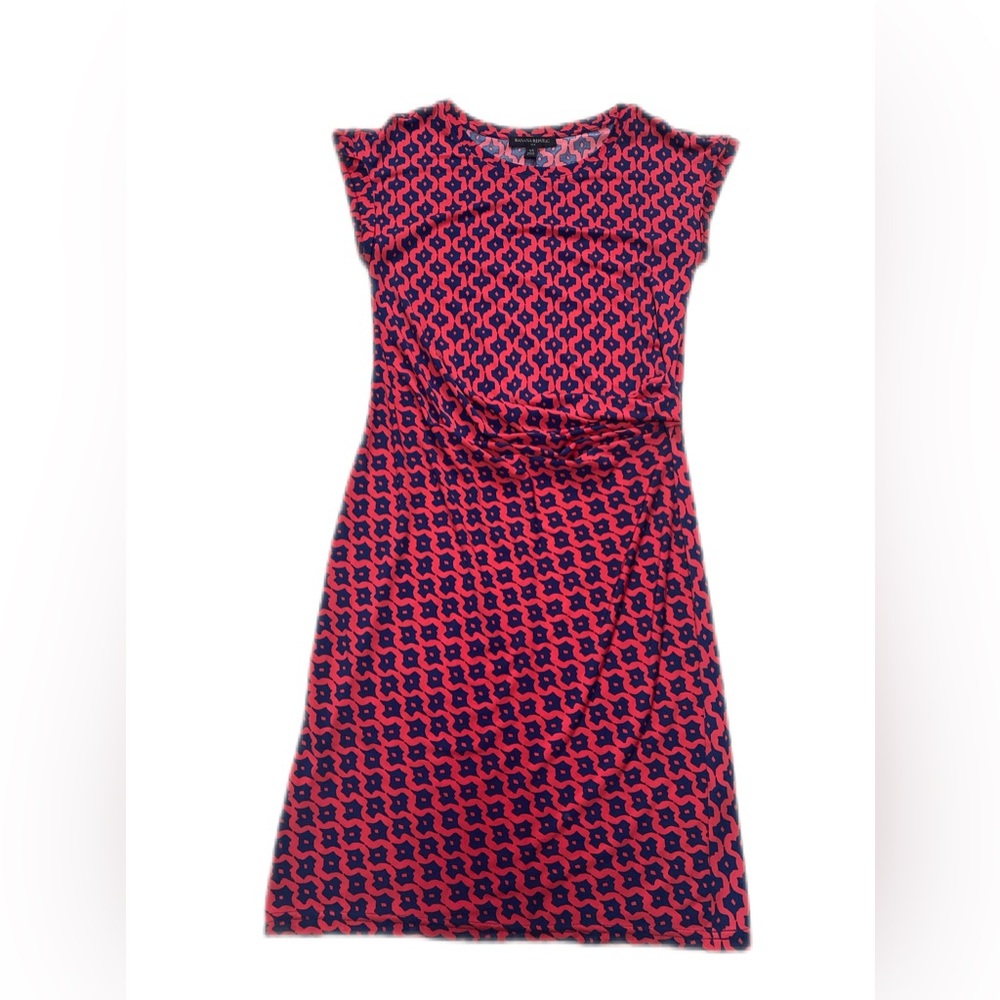 Banana republic, red and blue rouge dress. Size 2.